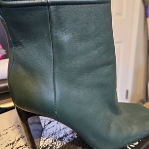 Rag and Bone green booties.  Size 10